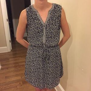 GAP Blue floral shirtdress